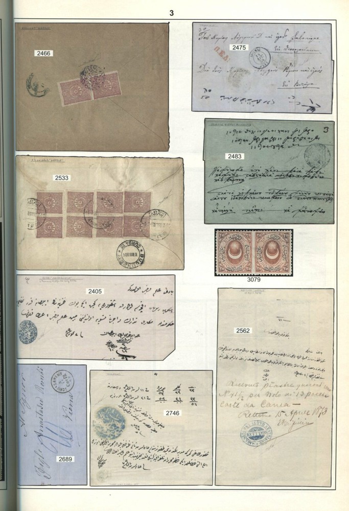 2 Greece Turkey Balkans Area Specialized Postal History Auction Catalogs 2001-06