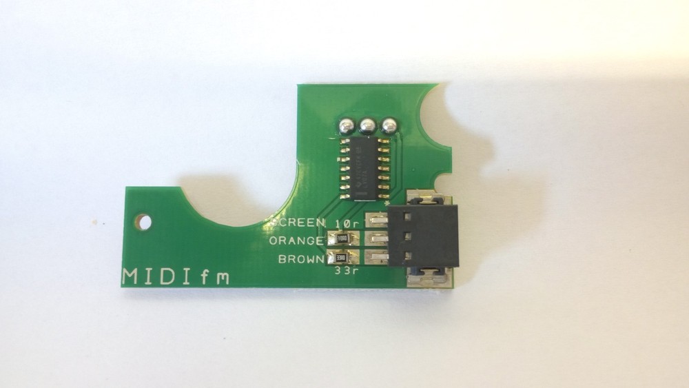 KORG Volca FM solder-less MIDI out modification board