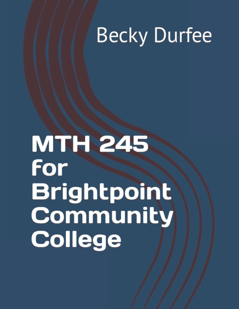 MTH 245 for Brightpoint Community College