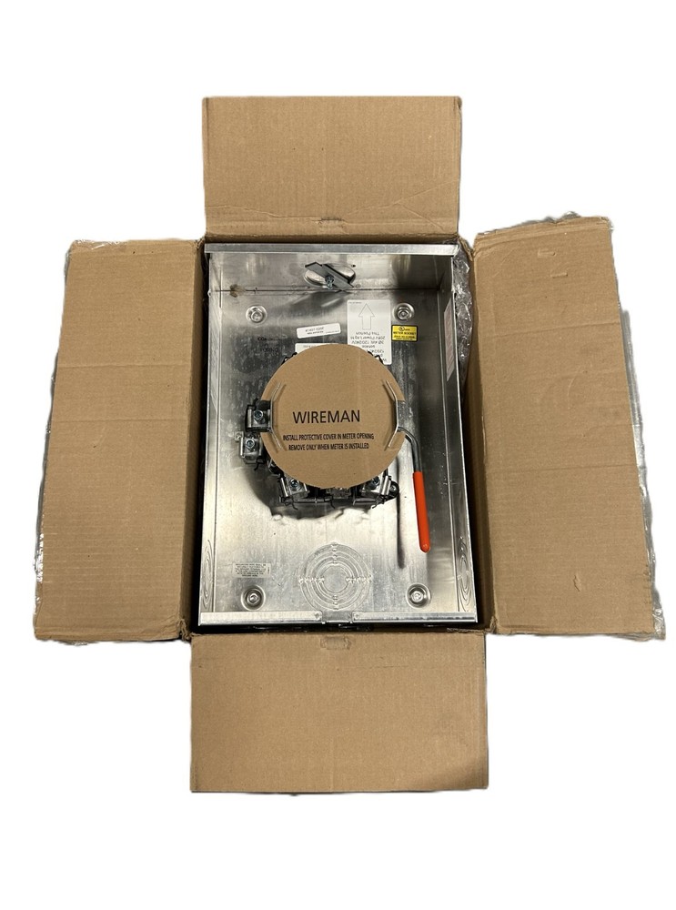 Talon 41407-025F Ringless Type Meter Socket 200A 3-Phase 600VAC