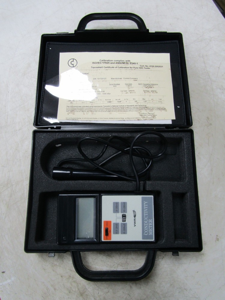 💥TRACEABLE VWR 23609-216 CONDUCTIVITY METER W/ PROBE & CASE