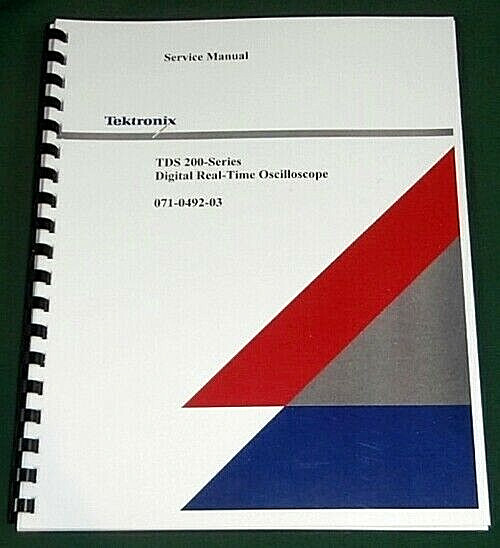 Tektronix TDS 200 Series Service Manual: Comb Bound & Protective Covers