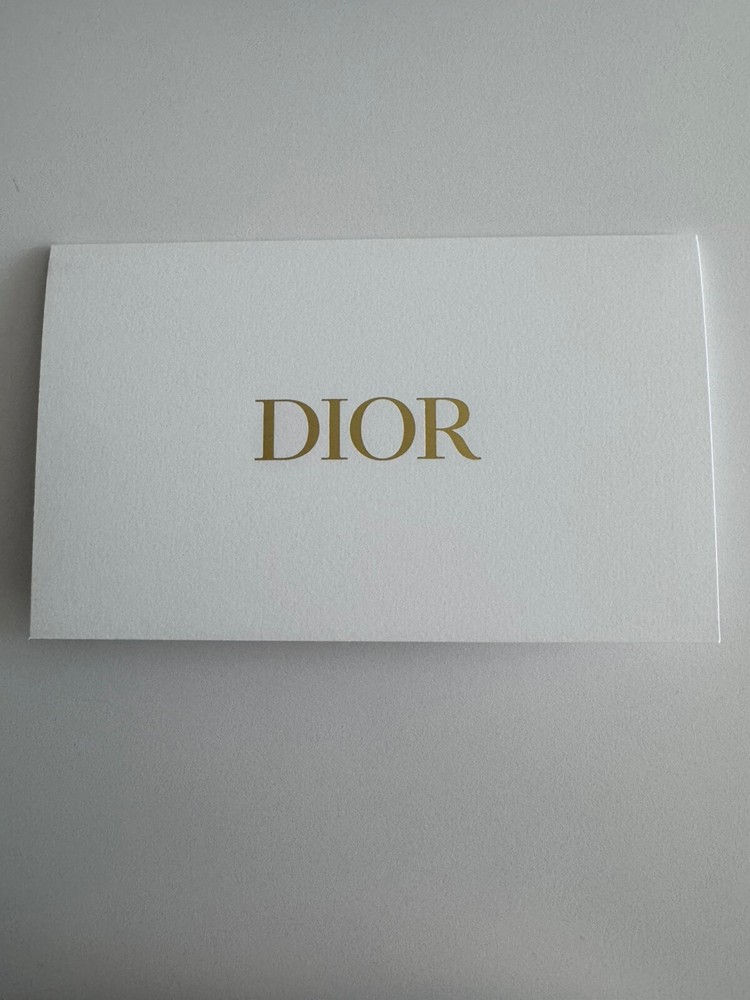 Dior Envelope | White Empty Receipt Envelope