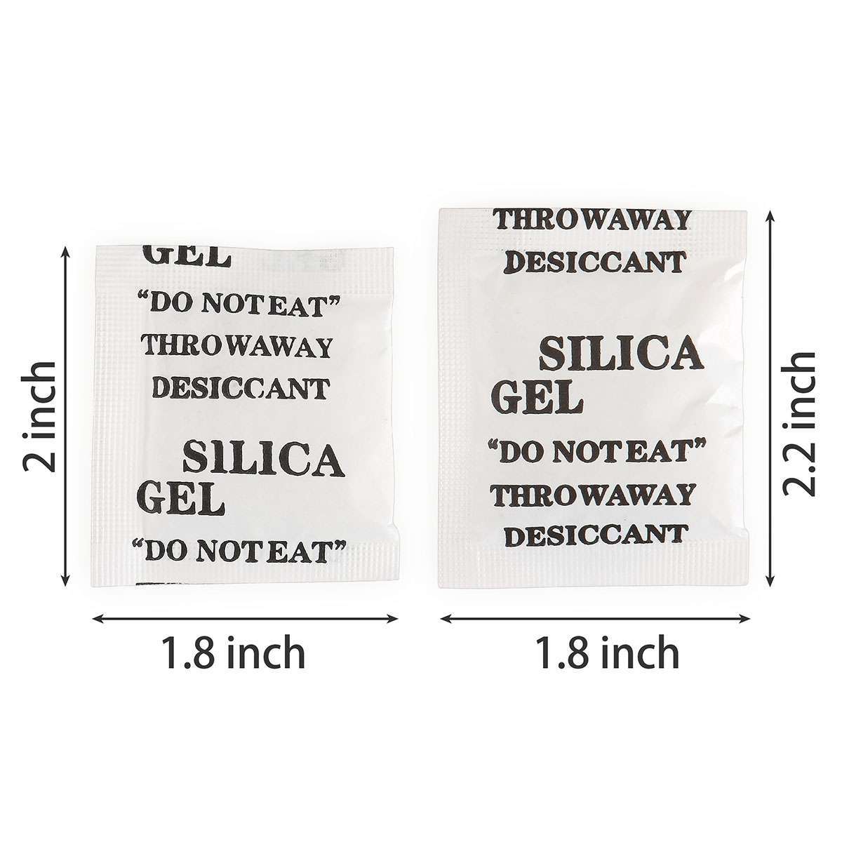 60/100 Packets Grams Silica Gel Desiccant Pack Moisture Absorber Reusable Safe