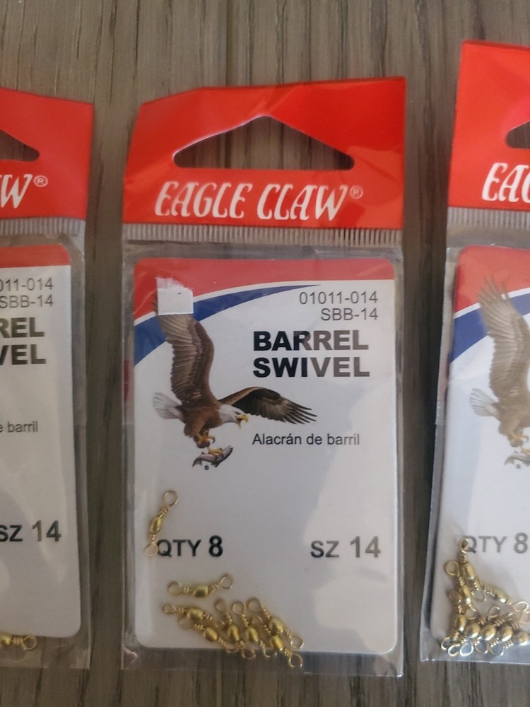Eagle Claw Barrel Swivel Size 14