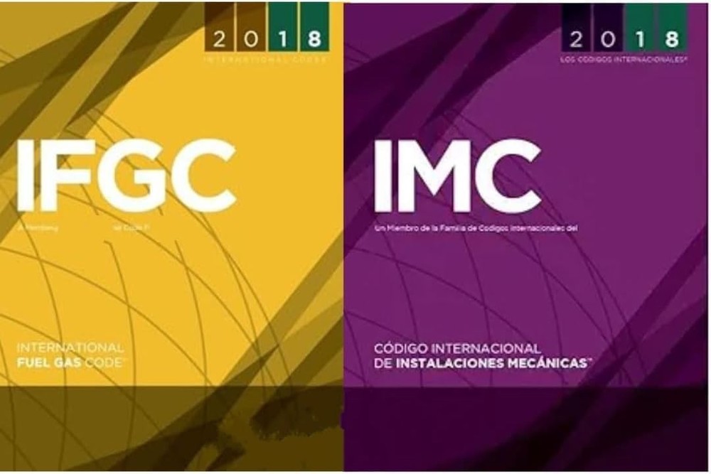 IFGC 2018 & IMC 2018 International Fuel Gas Code and Mechanical code combo