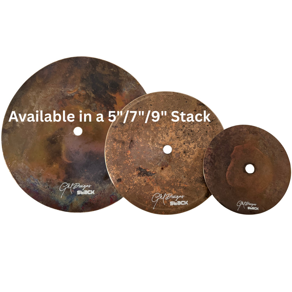 5" GM Designs MINI Crunch/Clap Stack BLACK Single – Dirty, Cutting & Textured!