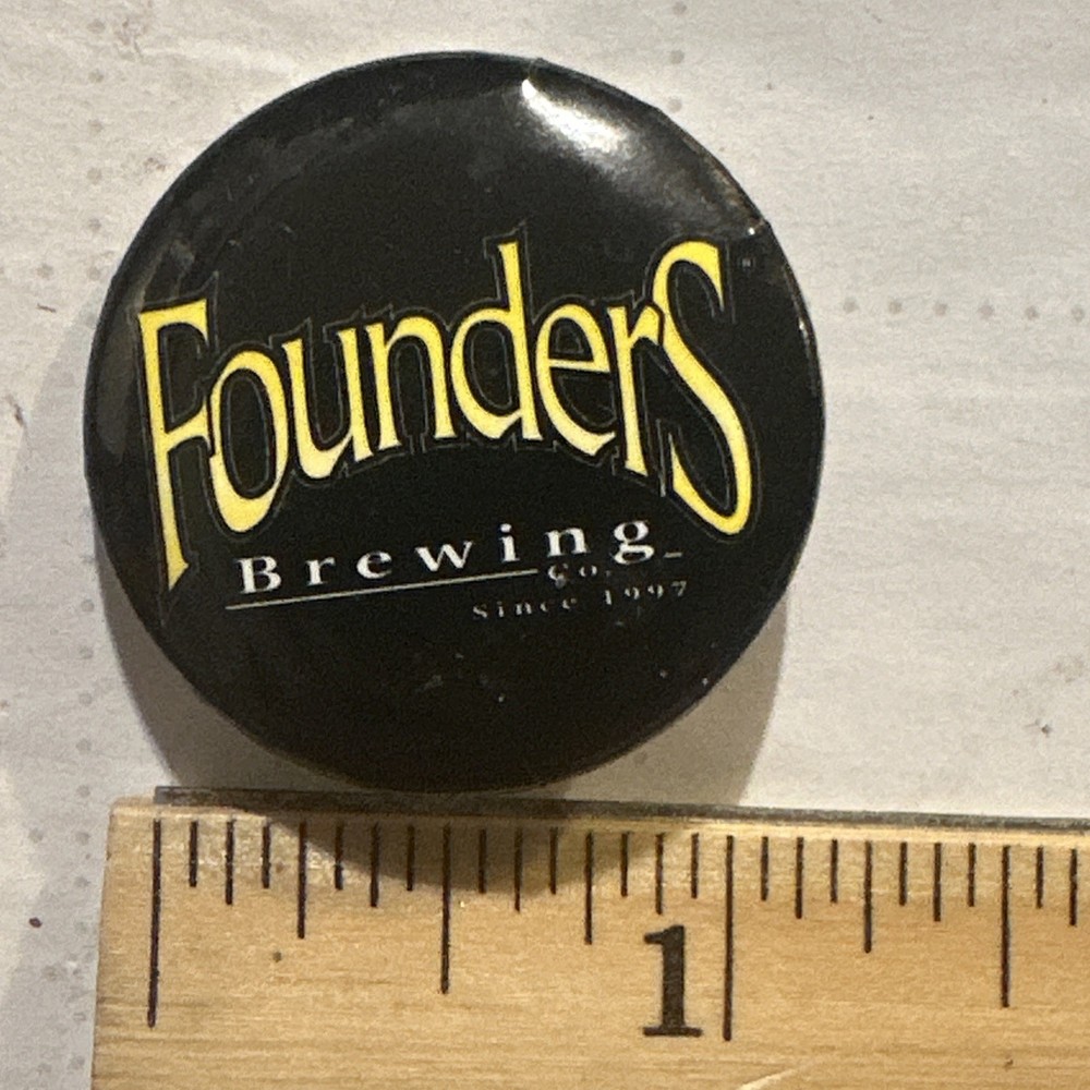 Founders Brewing Button Pin