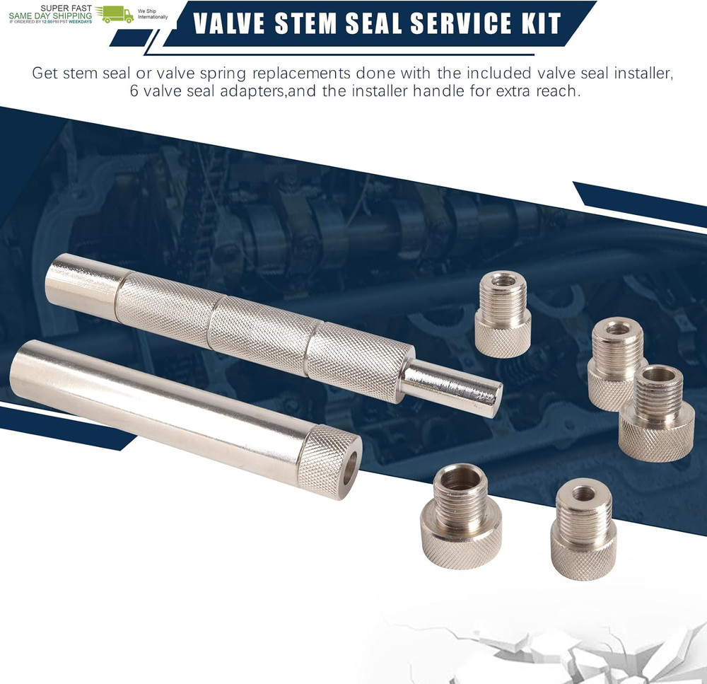 Valve Spring Compressor Cylinder Head Service Set Universal Overhead Engine Valv