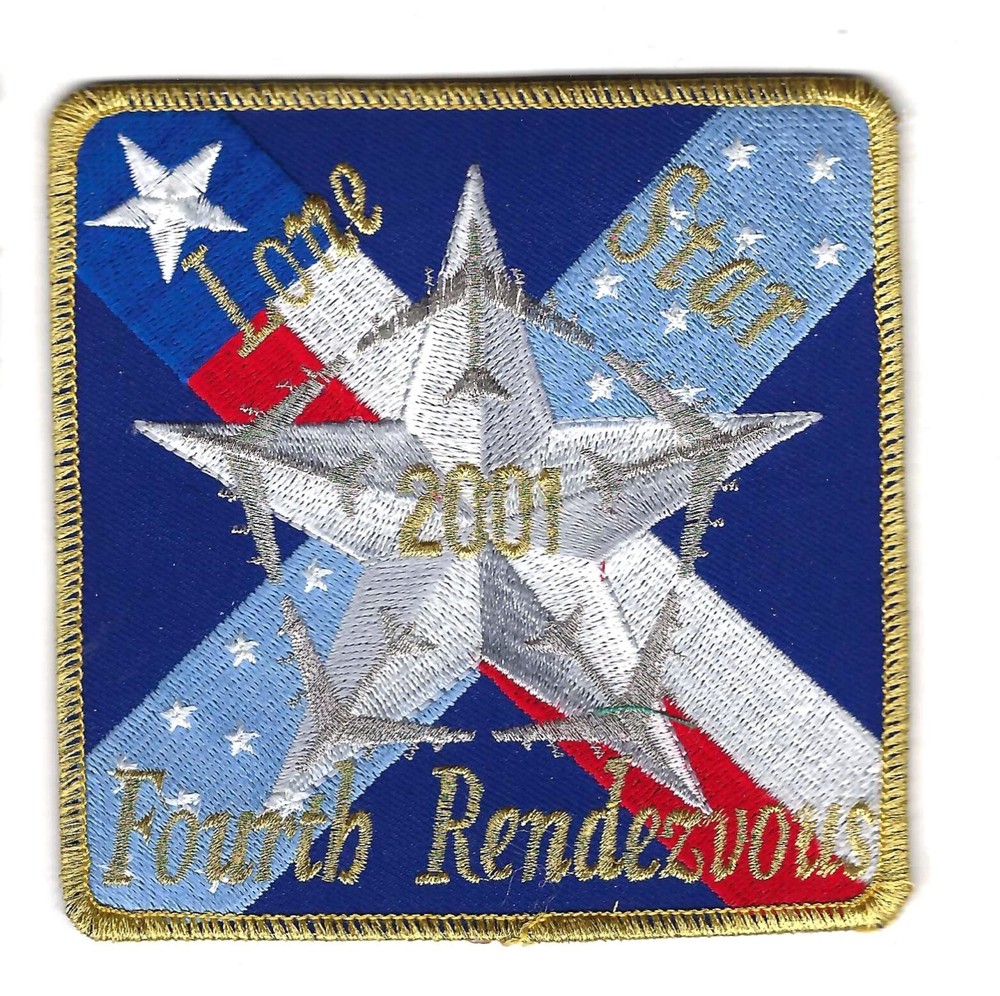 PATCH USAF LONE STAR B-52 RENDEZVOUS 2001    JT3
