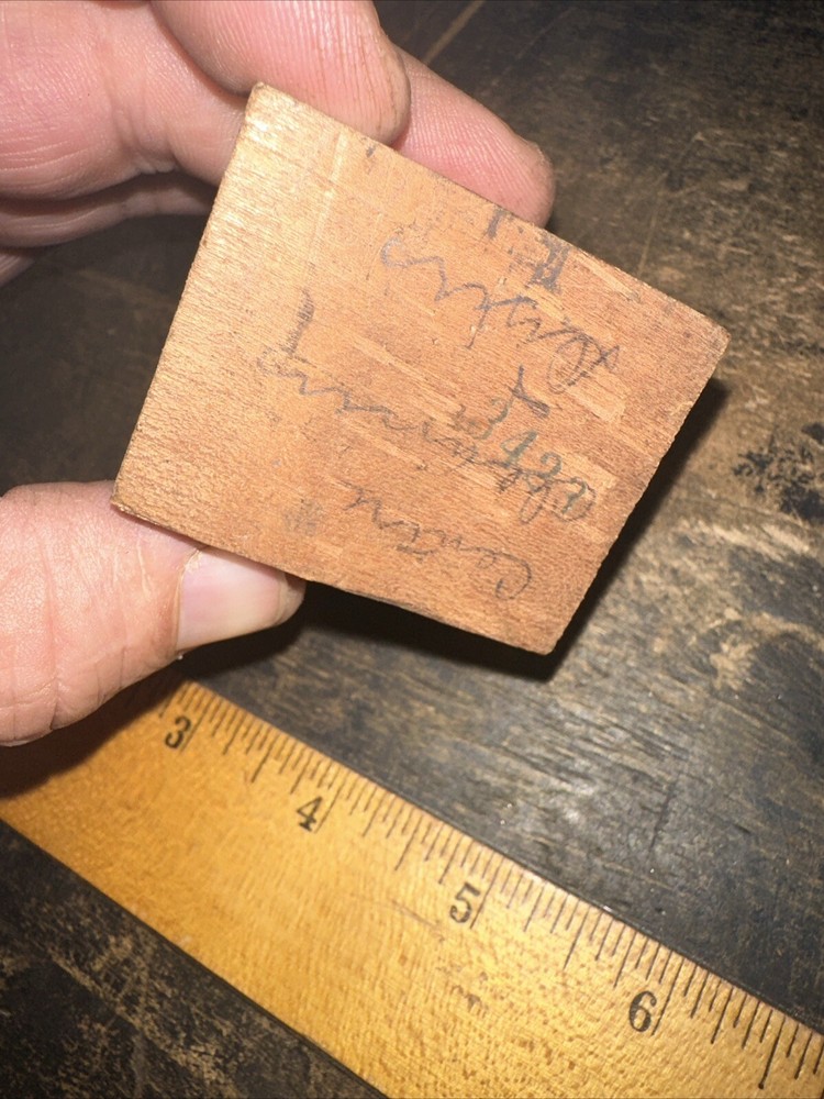 Printing Block “ JOY! “ Dry Cleaning Advertisement Copper Face Block