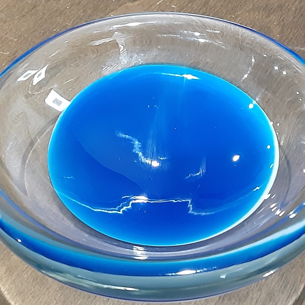 Shaun Weisbach - Hand Blown Glass Dish - (Signed & Dated)