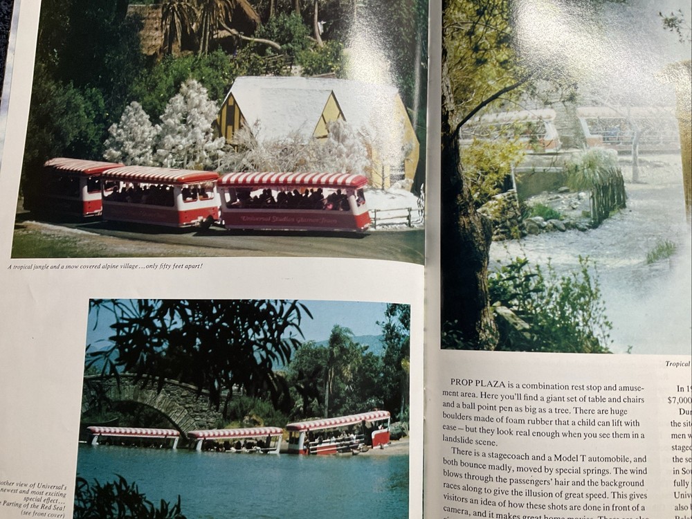 1973 Inside Universal Studios Souvenir Guide Book