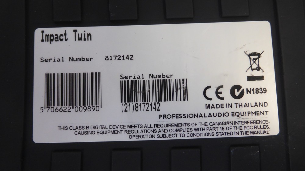 TC Electronic Impact Twin Audio Interface