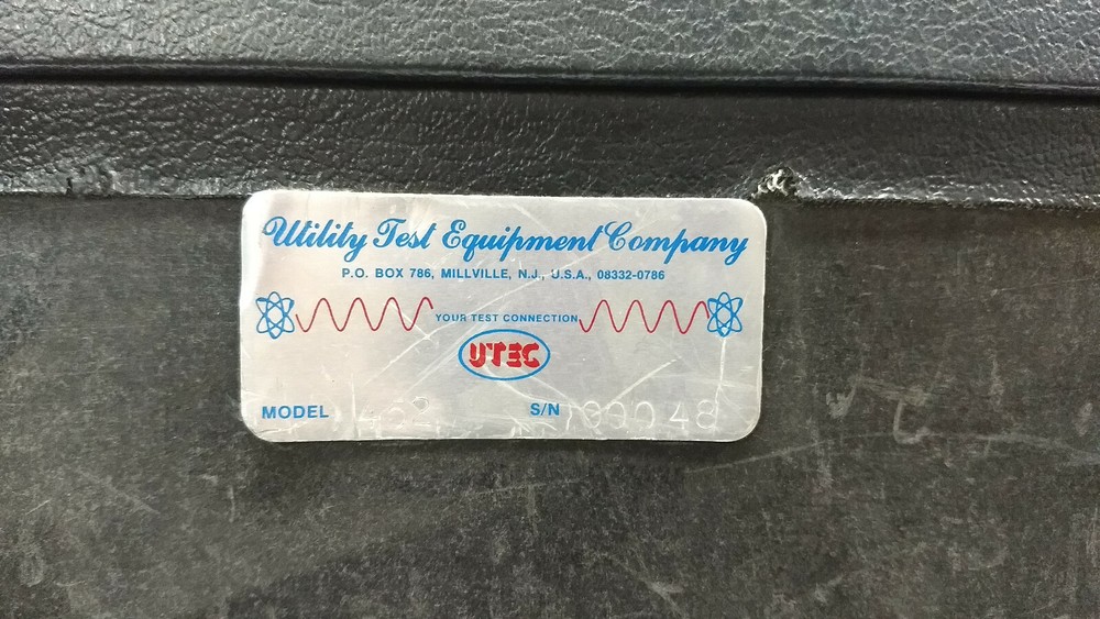 Utec Model 452 Portable WHM Test Kit with Leads and Case (#1)