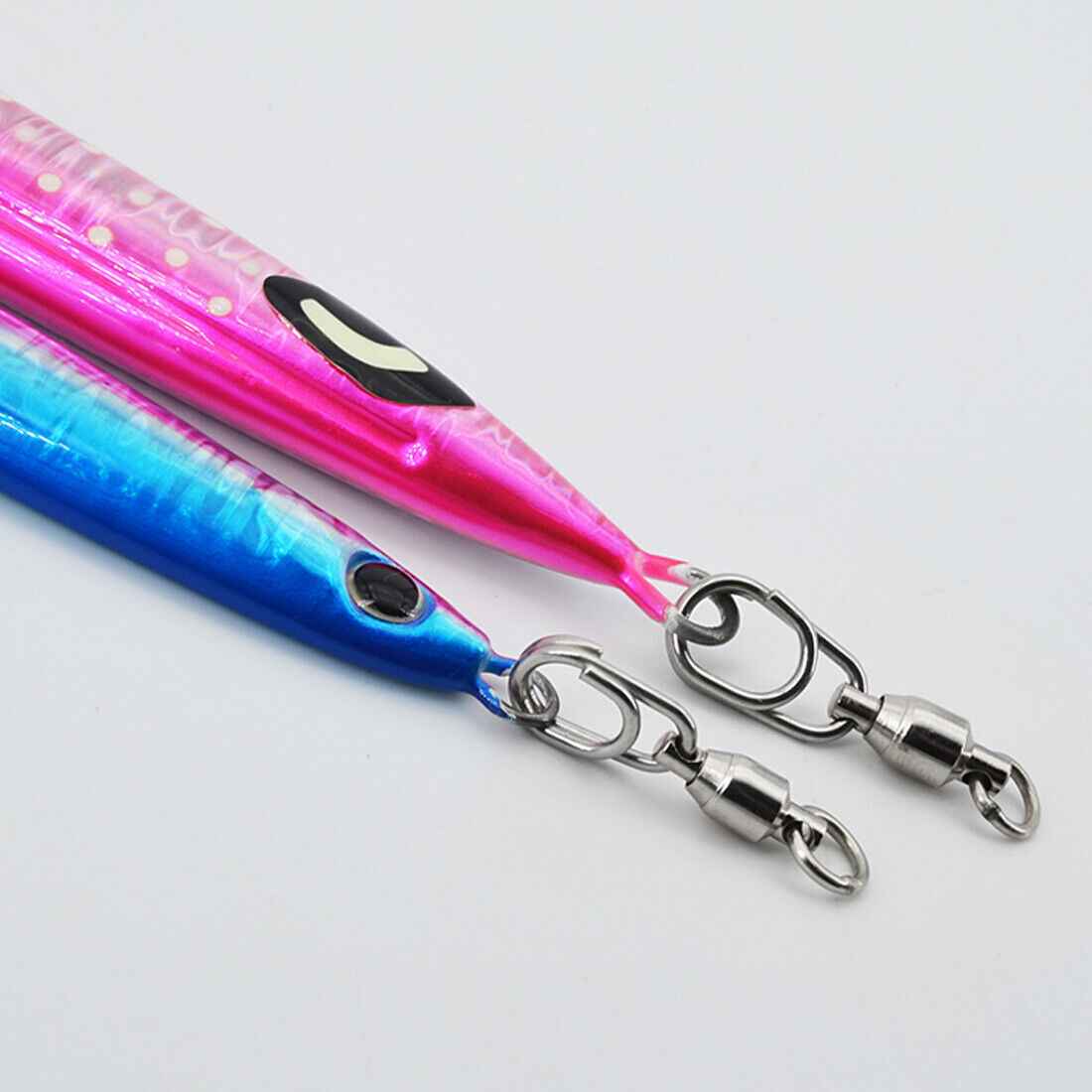 Ball Bearing Fishing Swivel Fast Snap Split Ring 33-220lb Quick Clip Connector