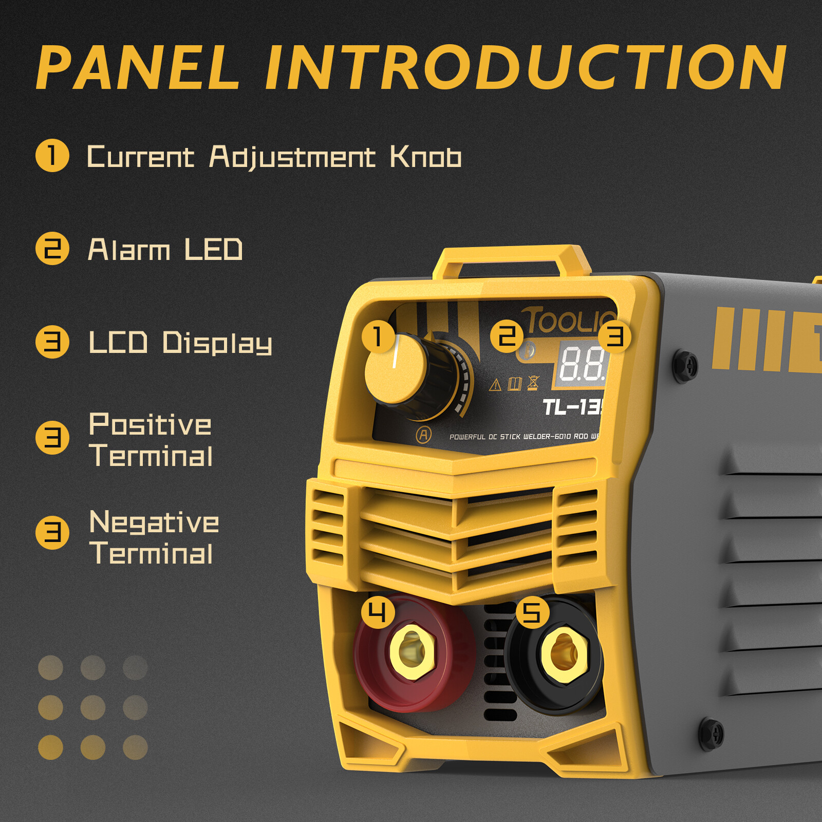 135A Stick Welder, 110V MMA ARC Welder DC Inverter MINI Welding Machine