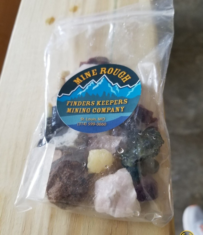5 lb Gemstone Mine Rough / Pay Dirt Kit