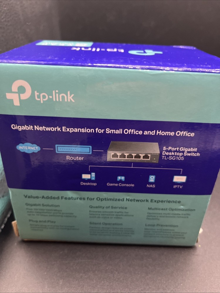 TP-LINK Technologies TP-Link (TL-SG105) 5- Ports External Switch