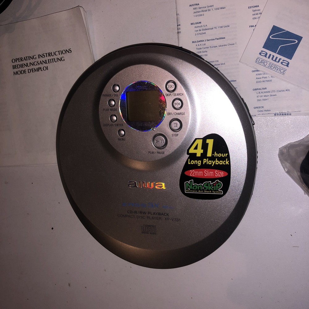 Aiwa XP-V731 Compact Dick Player - Cd Player Walkman
