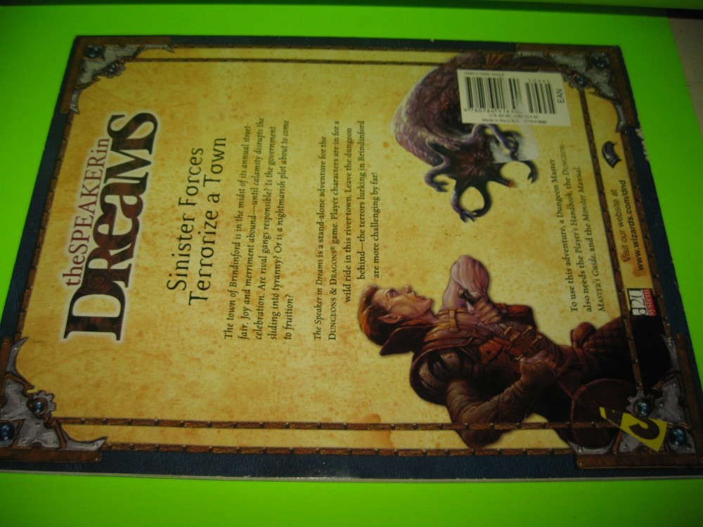 The Speaker in Dreams - Dungeons & Dragons - D&D Module