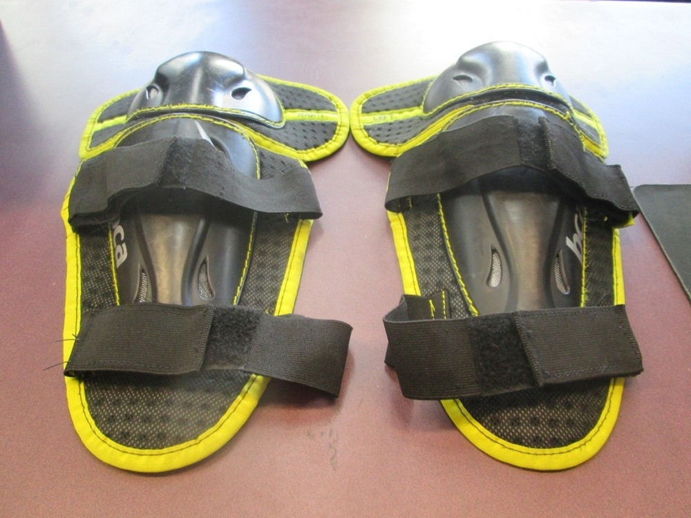 BCA Knee Shin Guards Black Yellow
