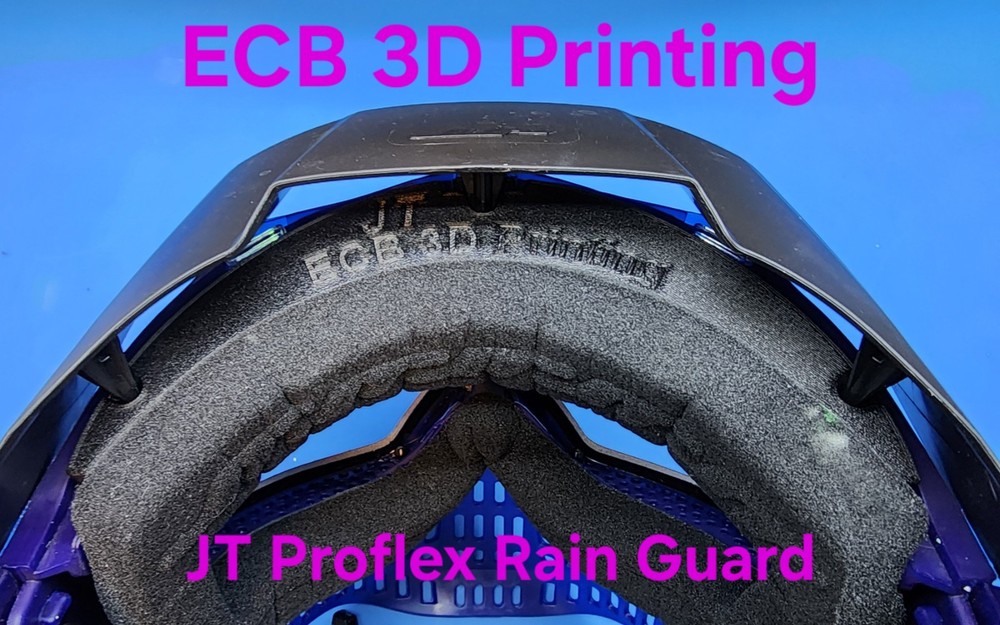 ECB 3D Printing Rain Guard for JT Proflex
