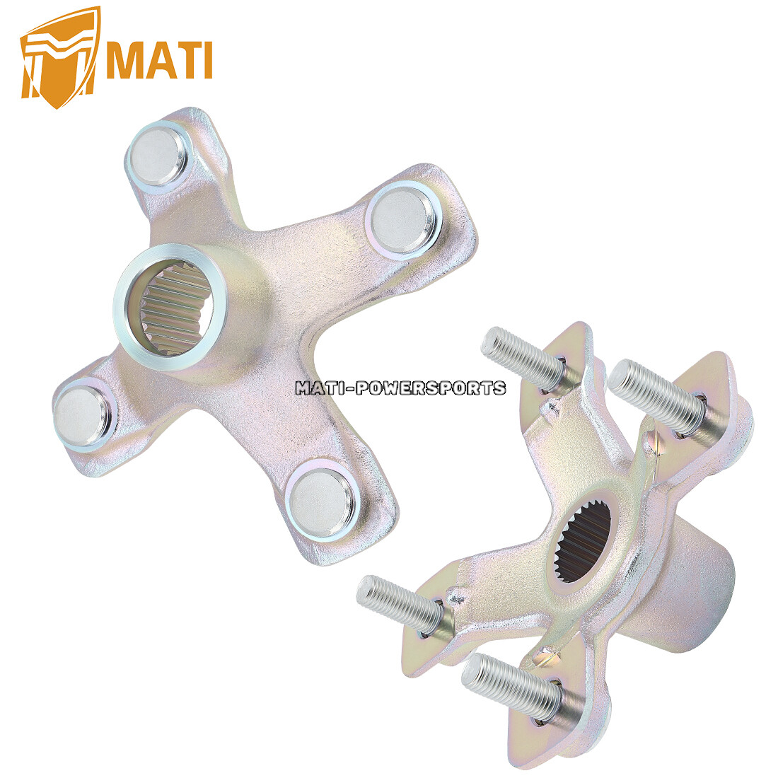 2 Rear Wheel Hubs for Yamaha YFZ450R 2009 2010 2011 2012 2013 2014 2015-2024 ATV