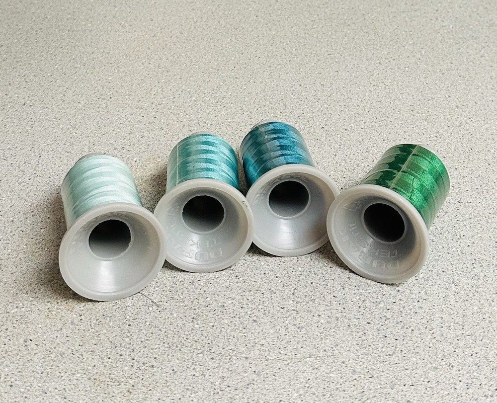 4 DURAK Tekstil ARC Poly Embroidery Machine Thread Multicolor 40 WT 1000 M NEW