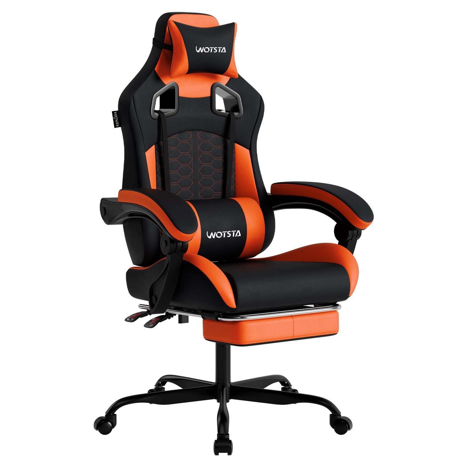 Gaming Chair with Massage,Ergonomic PC Computer Chair with Footrest Comfortable