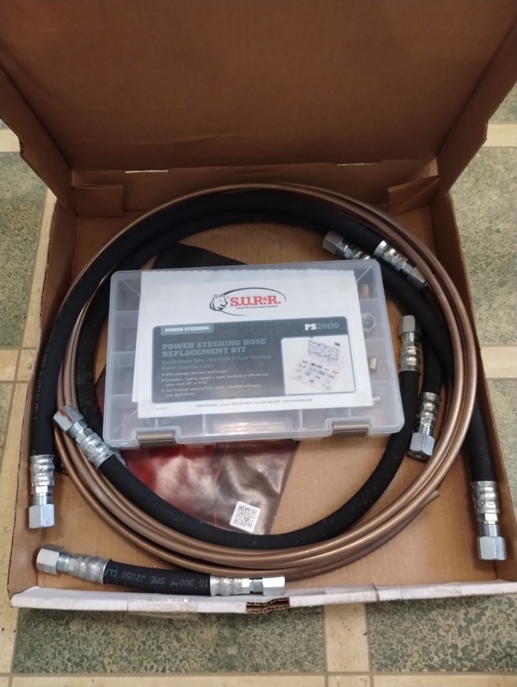 SUR&R - PS2000 Power Steering Hose Kit Universal Replacement Automotive Use
