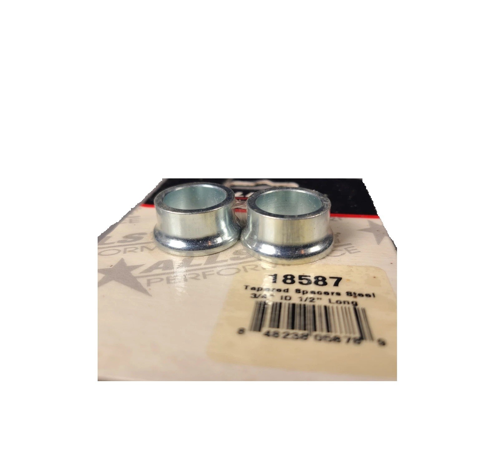 Pair Allstar Tapered Spacers Steel 3/4in ID 1/2in Long ALL18587 - IMCA USRA