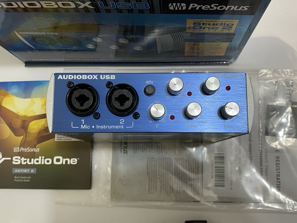 PreSonus AudioBox USB 2x2 Recording System MIDI Interface