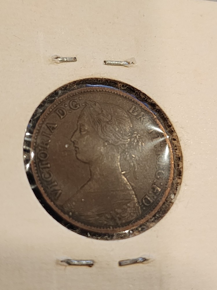 1861 Nova Scotia Half Cent Coin