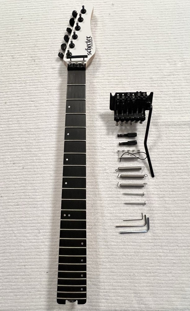 Schecter Sun Valley Super Shredder PTFR Maple Ebony Neck With Floyd Rose EUC