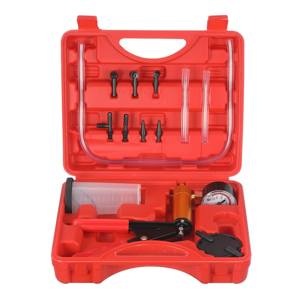 Hand vacuum pressure pump tester Brake Fluid Bleeder Bleeding Kit