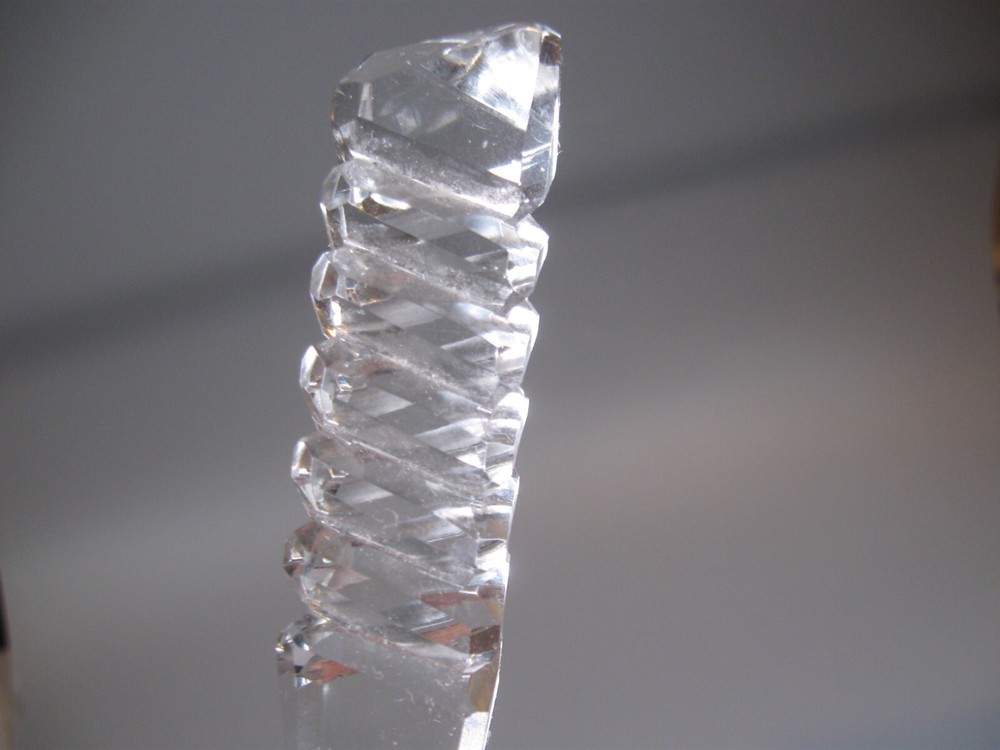 Vintage Glass Serving Spoon