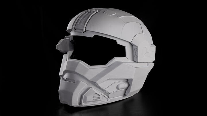 Raw DIY Helmet Accessory for Commando V3 Costume | Scale to Fit