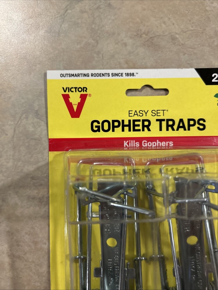 Victor 0611 Easy Set Gopher Trap Twin Pack