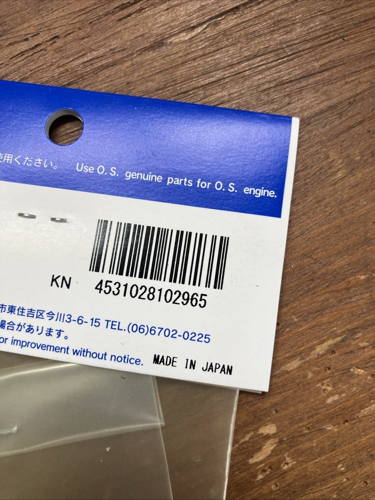 OS Engine 21620006 Thrust Washer for 10-15LA., 10-15FP