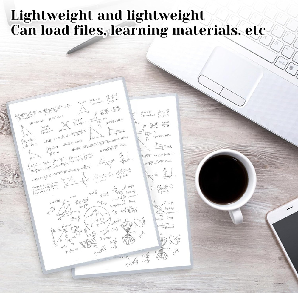 6 Pack 8.5" X 14" Rigid Print Protectors, Clear Waterproof Hard Plastic Page She