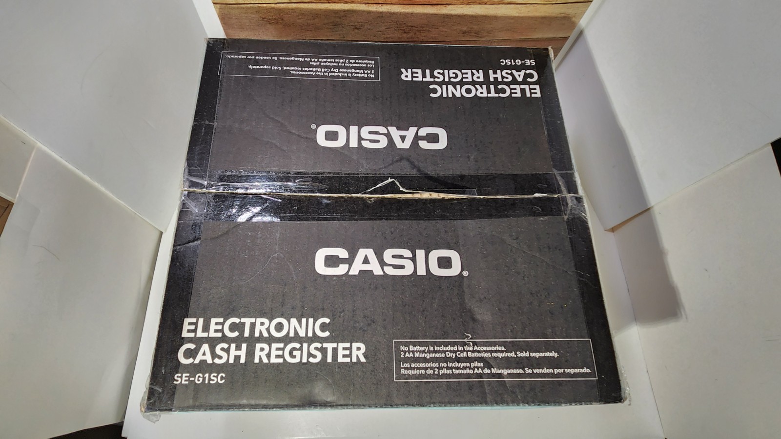 Casio Cash Register RED SE-G1SC New with Keys Manual Electronic Thermal