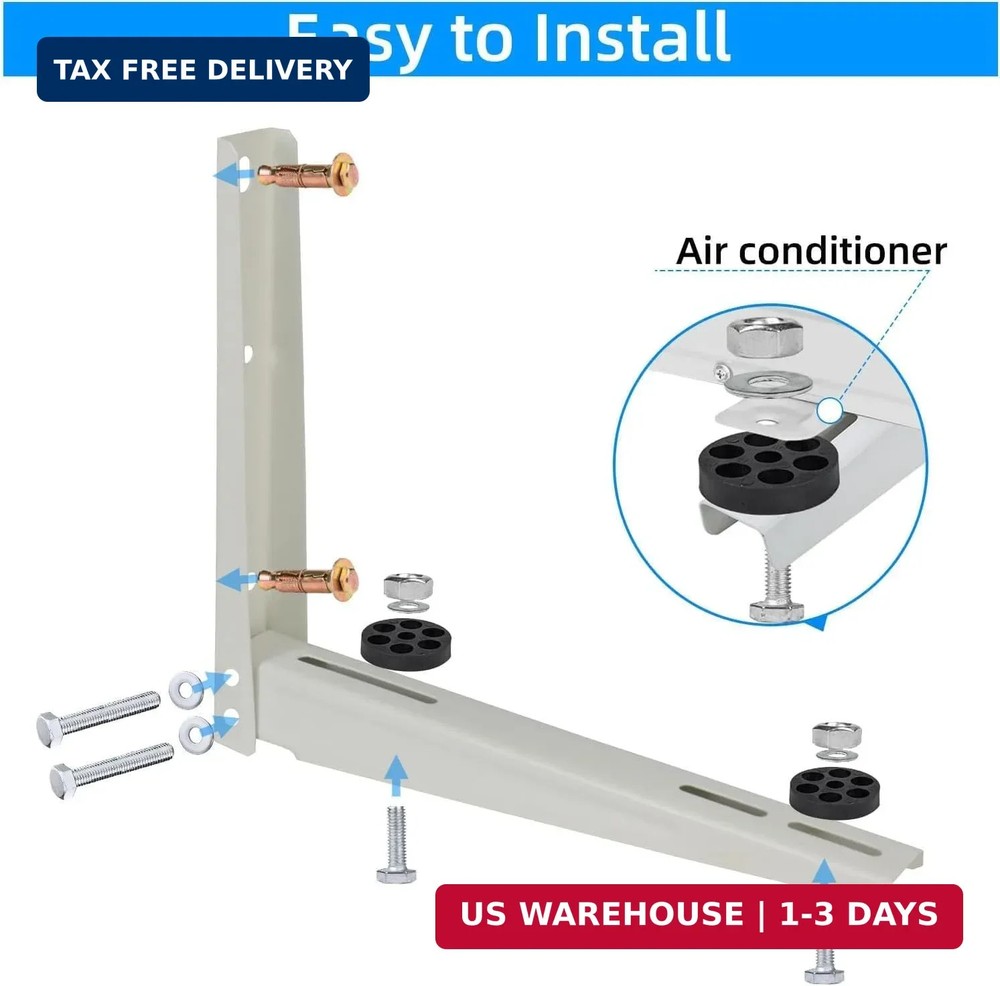 Mini Split Wall Mounting Bracket for Mini Split Ac/Heating System Unit 7000-1500