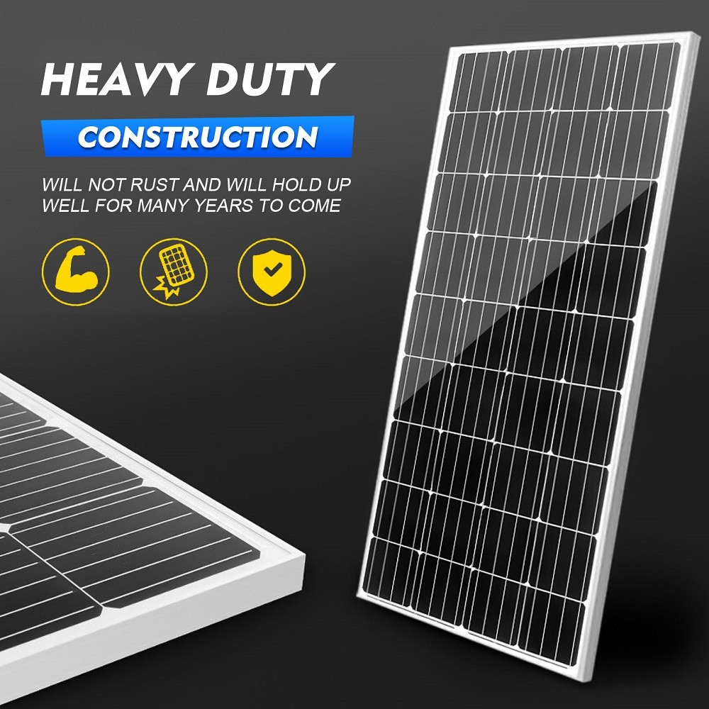 200W 12V Monocrystalline Solar Panel High Efficiency Marine RV Off-grid System