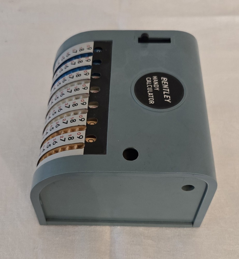 Vintage BENTLEY "Handy Calculator" Adding Machine (Missing Pen) **UNIQUE ITEM**