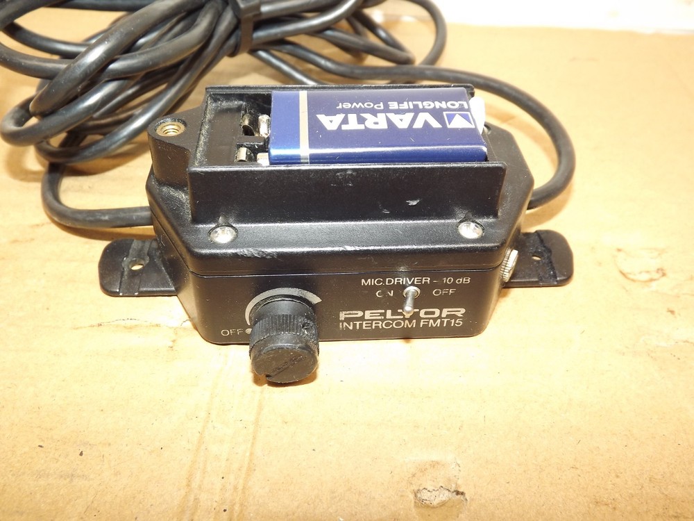Peltor Intercom FMT15 BATTERY COVER MISSING