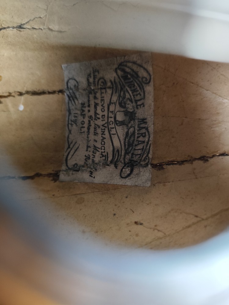 Michele Maratea 1894 Naples 4/4 Mandolin