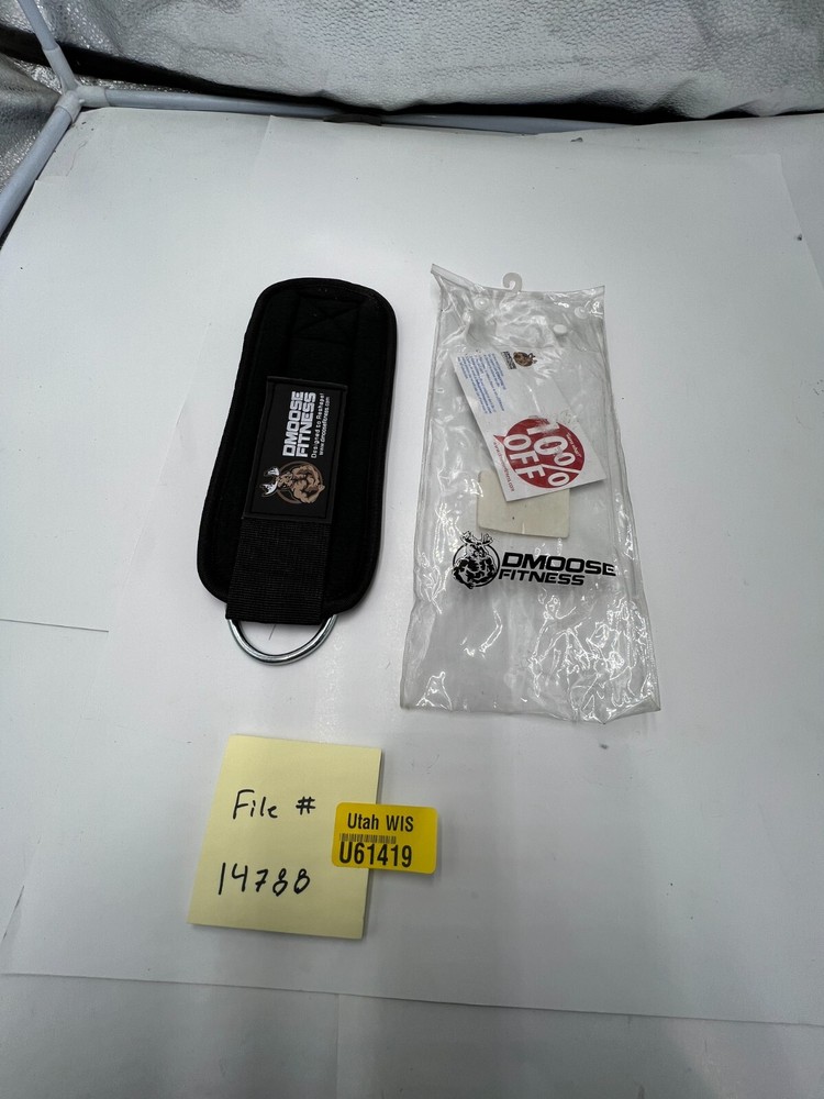 Dmoose Ankle Strap for Cable Machine Attachments Rust Resistant Coated