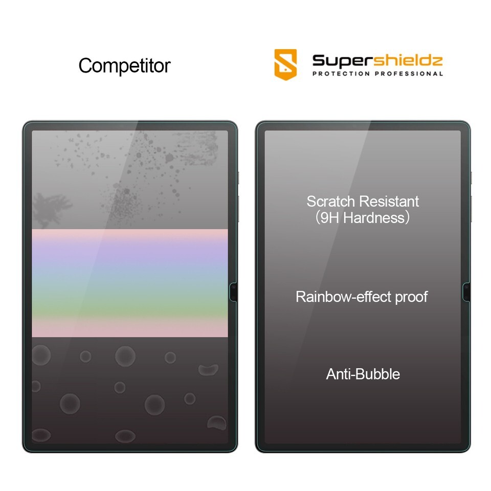 Tempered Glass Screen Protector for Samsung Galaxy Tab S9 Plus/ FE Plus 12.4"