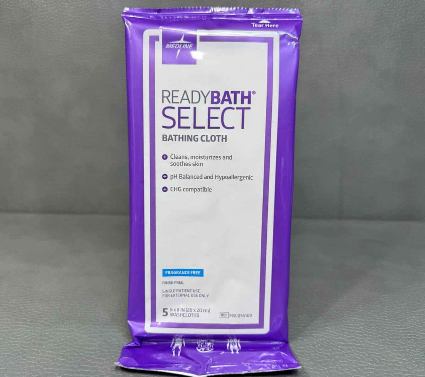 Medline Ready Bath Select Bathing Cloth Washcloths 5 packs of 5 .... 25 Total